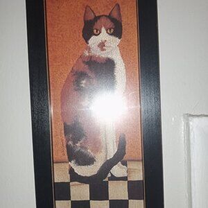 Vintage Cat painting